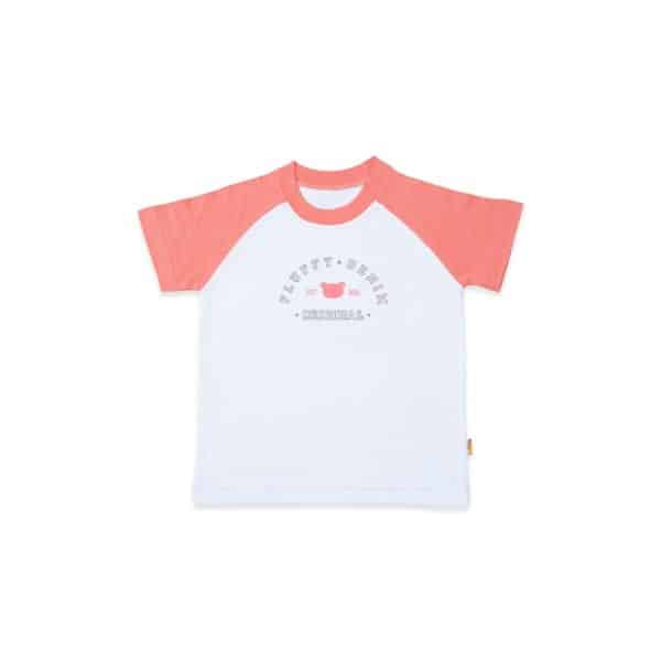 Tshirt Raglan Anak Peach